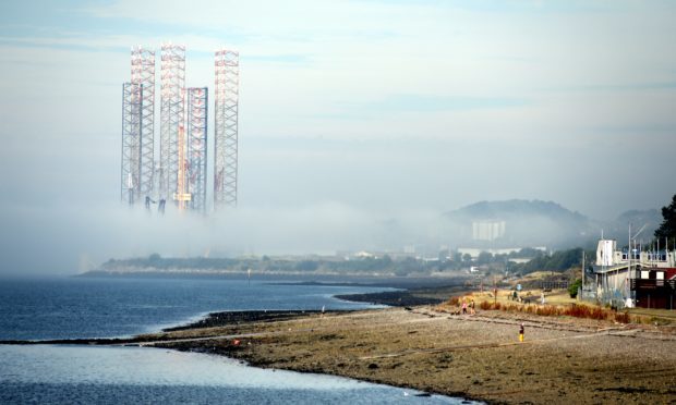 Haar moves into  the Port of Dundee during the final day of the summer 2018 heatwave on Friday, July 27 2018,