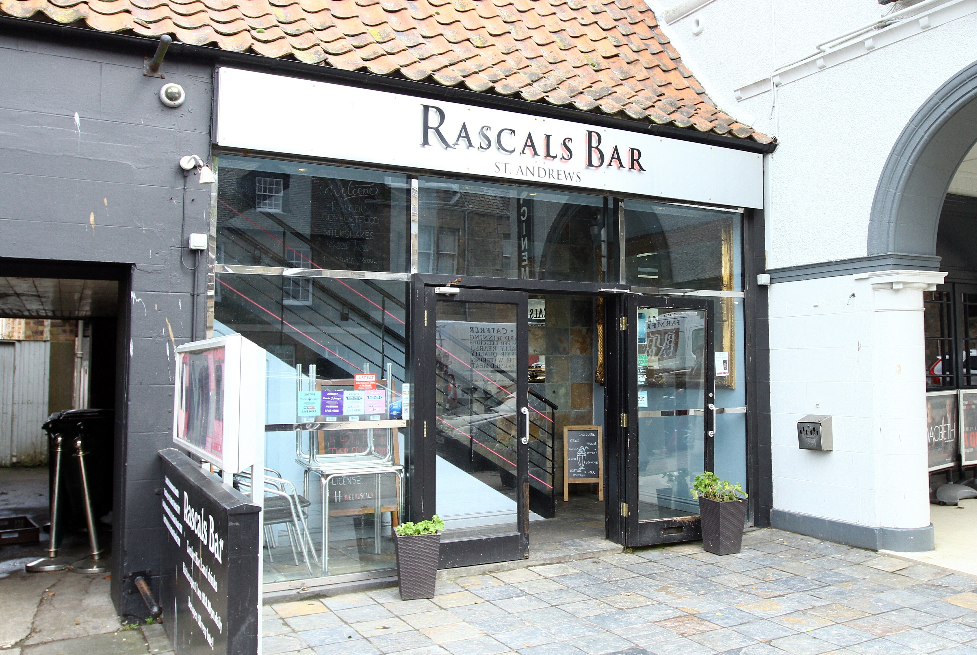 Rascals Bar in North Street, St Andrews will be refurbished in September.