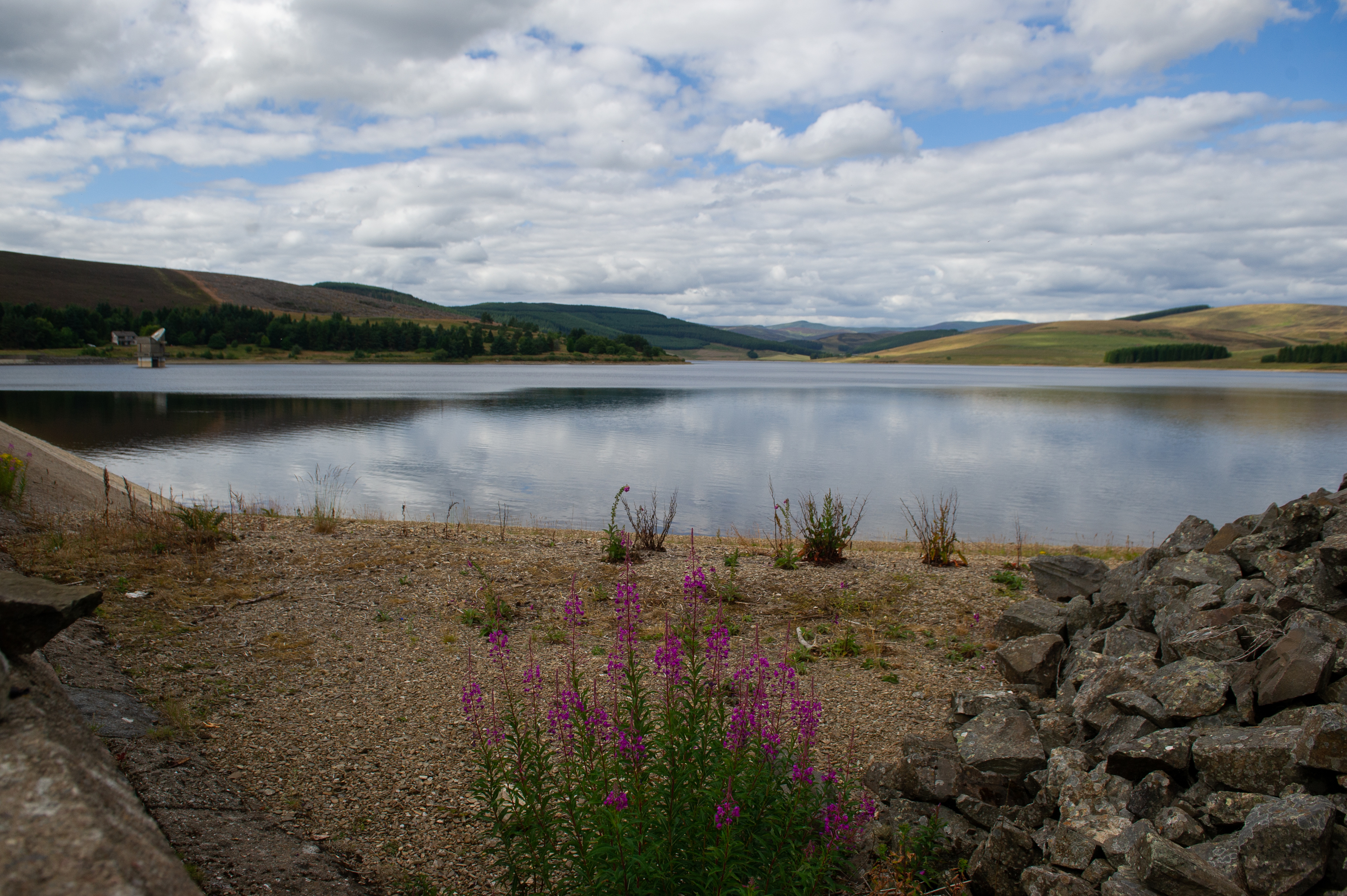 The Backwater Reservoir in Glen Isla.