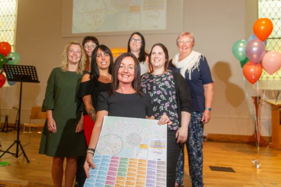 Angie Henderson, Ali Devlin, Kelly Paterson, Parish Nurse, Rachel McReady, Cheryl Ferguson, Parish Nurses - Kirsty Watt and Barbara MacFarlane.