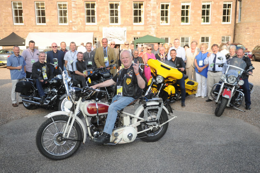 Reception to mark start of the Harley-Davidson festival.