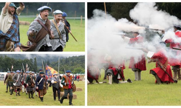 The Battle of Killiecrankie re-enactment 2018.