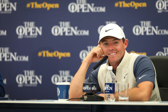 Rory McIlroy would like to be as carefree as he was as a teenage amateur at Carnoustie in 2007.