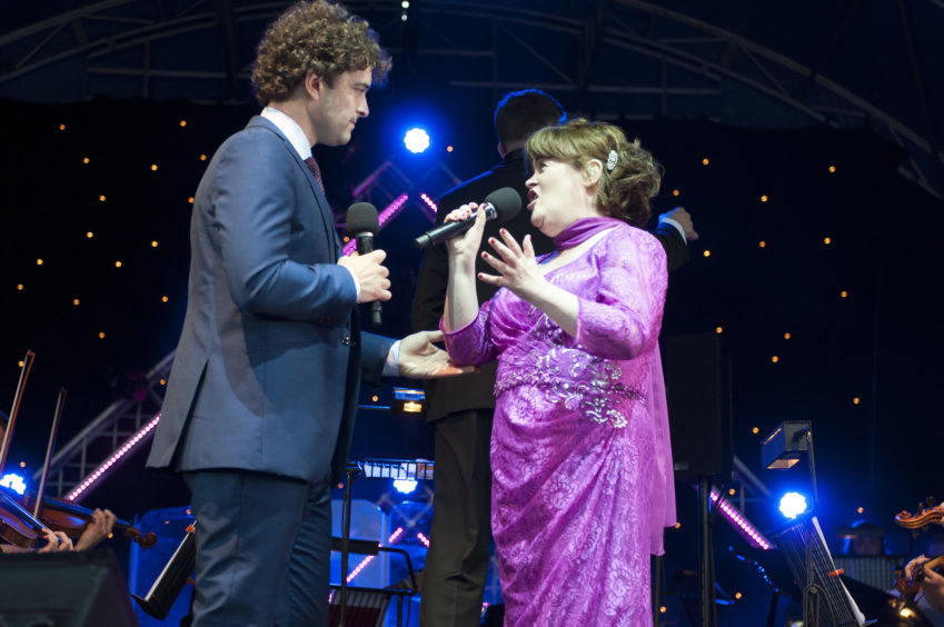 Susan Boyle at Glamis Proms. 