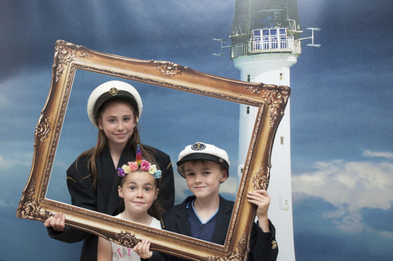 From left, Rachael McMillan, Hayley McLean and Shaun McMillan.