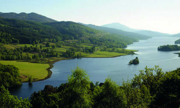 The Queen's View at Loch Tummel