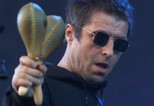 Liam Gallagher performs on the main stage during the TRNSMT festival in 2018.
