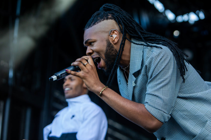 MNEK plays as second  support act to Rita Ora.