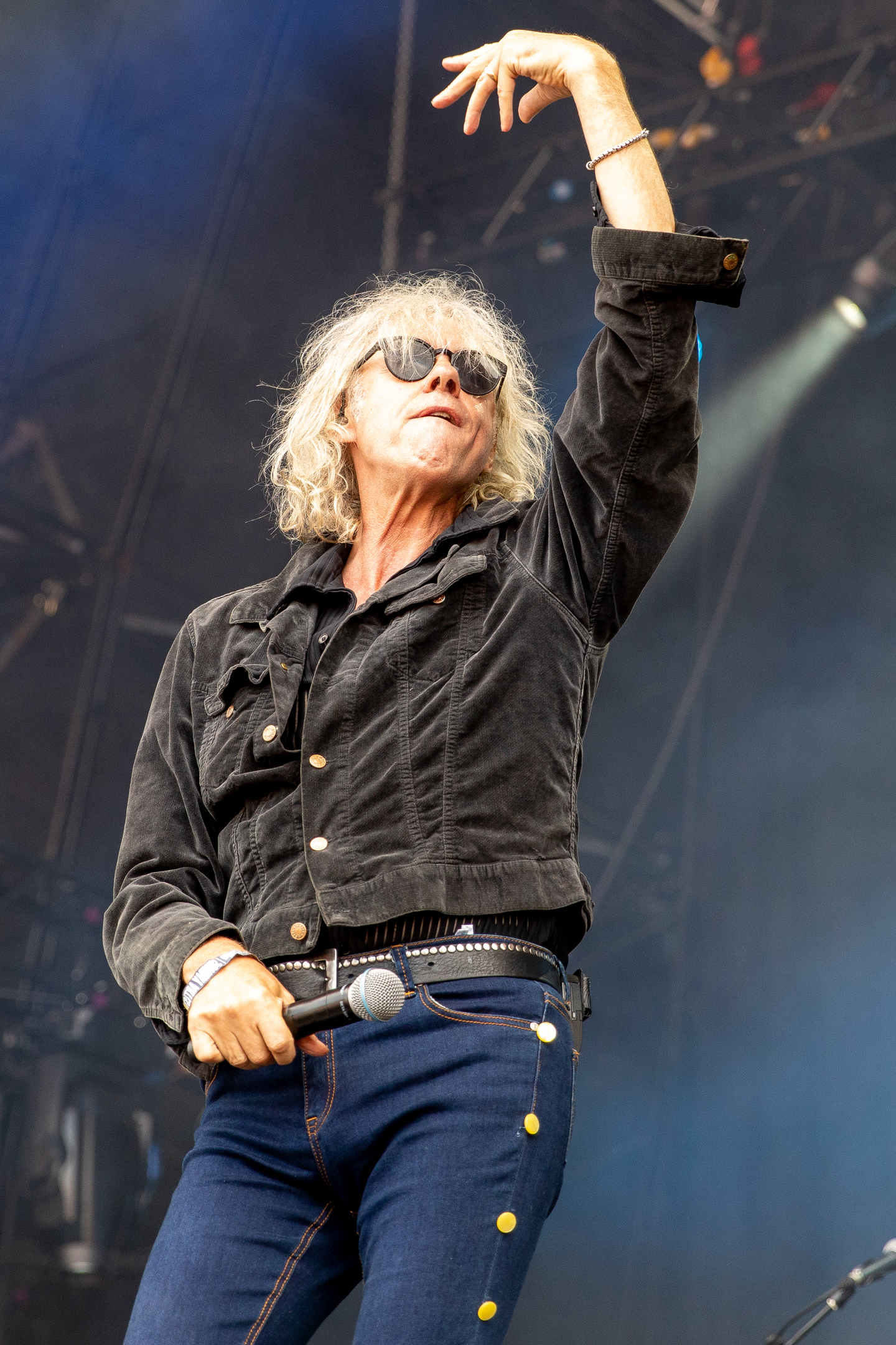 Bob Geldof of Boomtown Rats performs at Rewind Scotland on Sunday, July 22 2018