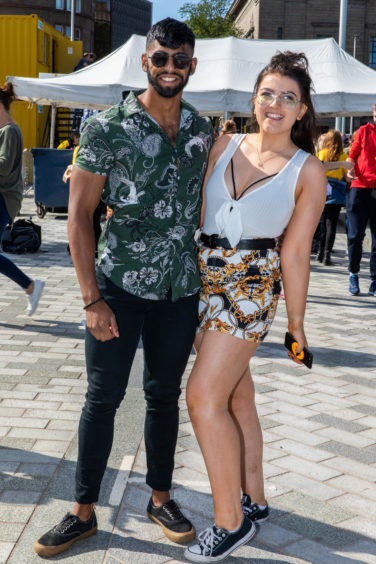 Vish Patel (23) and Kirsty Clements (22) from Dundee.