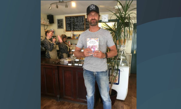 Gerard Butler in Comrie.