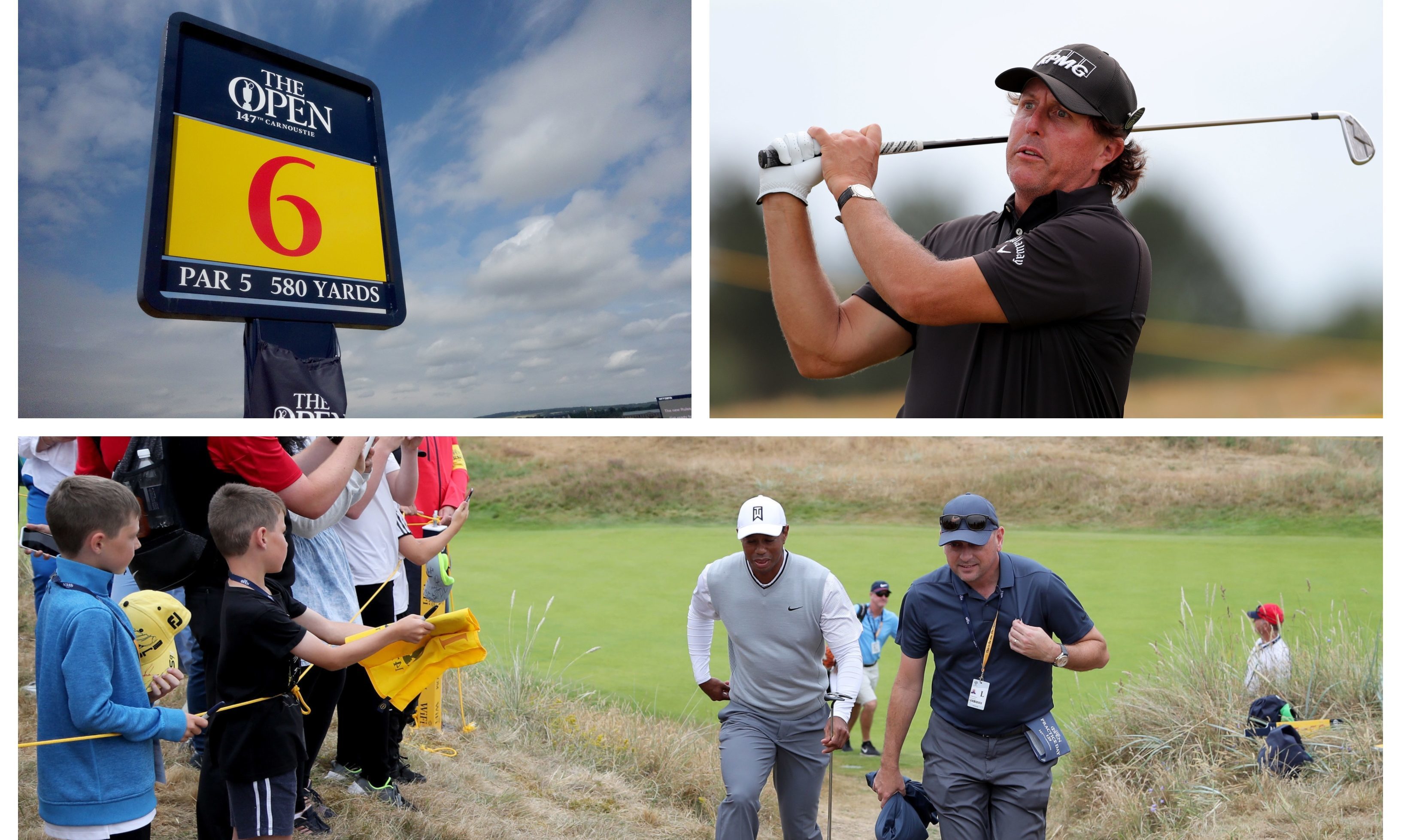The Open is under way at Carnoustie.