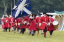 Redcoats on the battlefield.