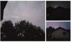 Screen grabs from Blair Durno's thunderstorm footage.