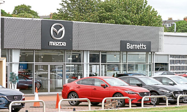 The Barnetts Motor Group site at Riverside, Dundee.