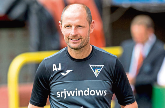 Dunfermline manager Allan Johnston.