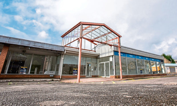 The site of the former Arnold Clark dealership in St Leonards Bank, Perth. Picture: Steve MacDougall