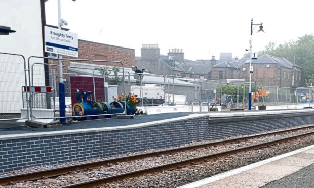 A Network Rail spokesperson said: “Taking the platform area in front of the station building out of use was part of the plan for the work at Broughty Ferry. As it is a listed building we are not able to raise the height of the platform without changing the look of the building so that section has been left unaltered.”