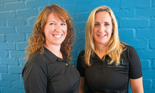 Lynne Falconer and Sally Kiddie, owners of Heal Physiotherapy.