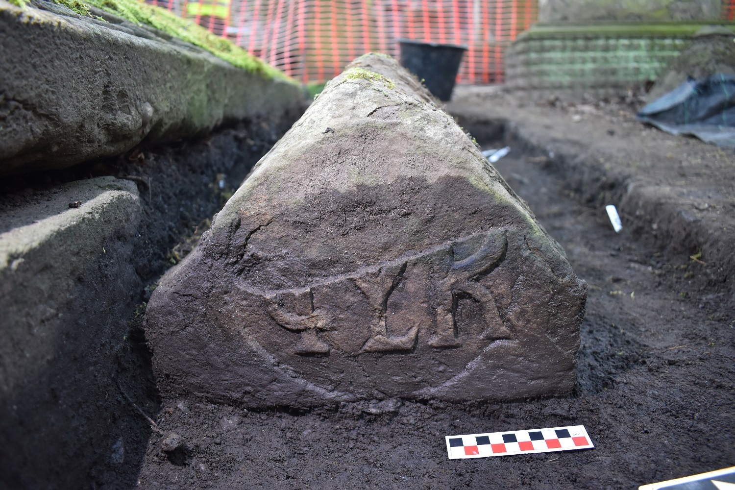 The Medieval stone was found in April 2017