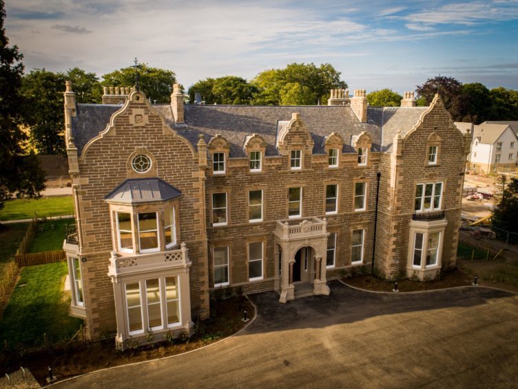 The historic Ashludie House has been converted into amazing apartments