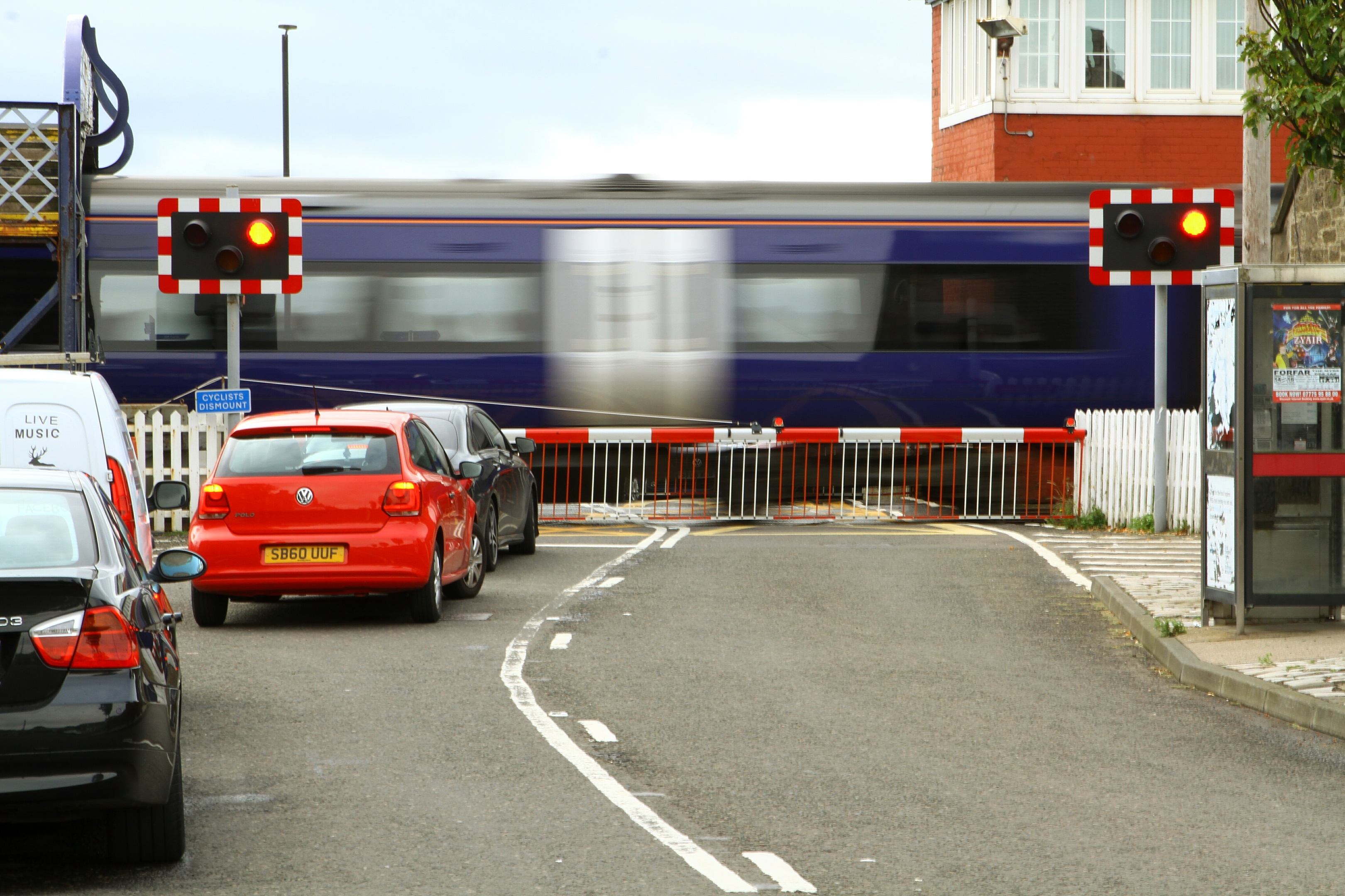 The level crossing at Carnoustie. (library photo)