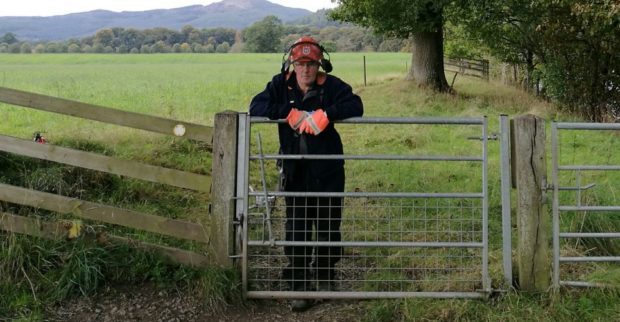 David McKeggie has been volunteered for his work on paths in the community.