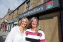 Melanie Mackintosh and Kerry-Lyn Booth outside the new shop.