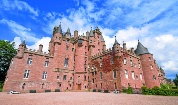 Castle of Glamis in Angus