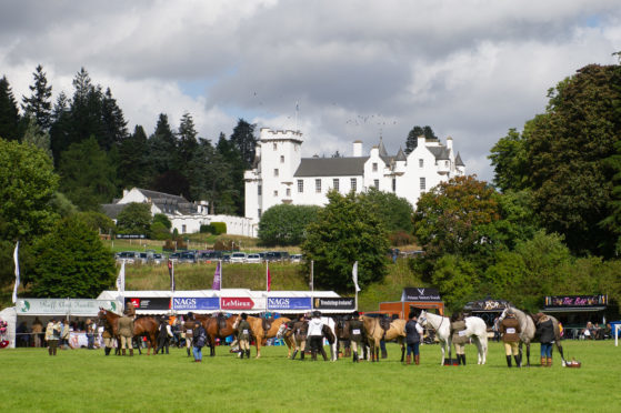 The Blair Castle International Horse Trials take place in the grounds of the Perthshire landmark.