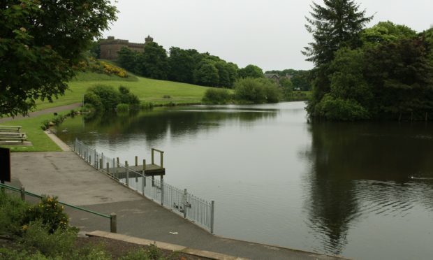 Keptie Pond in Arbroath,.