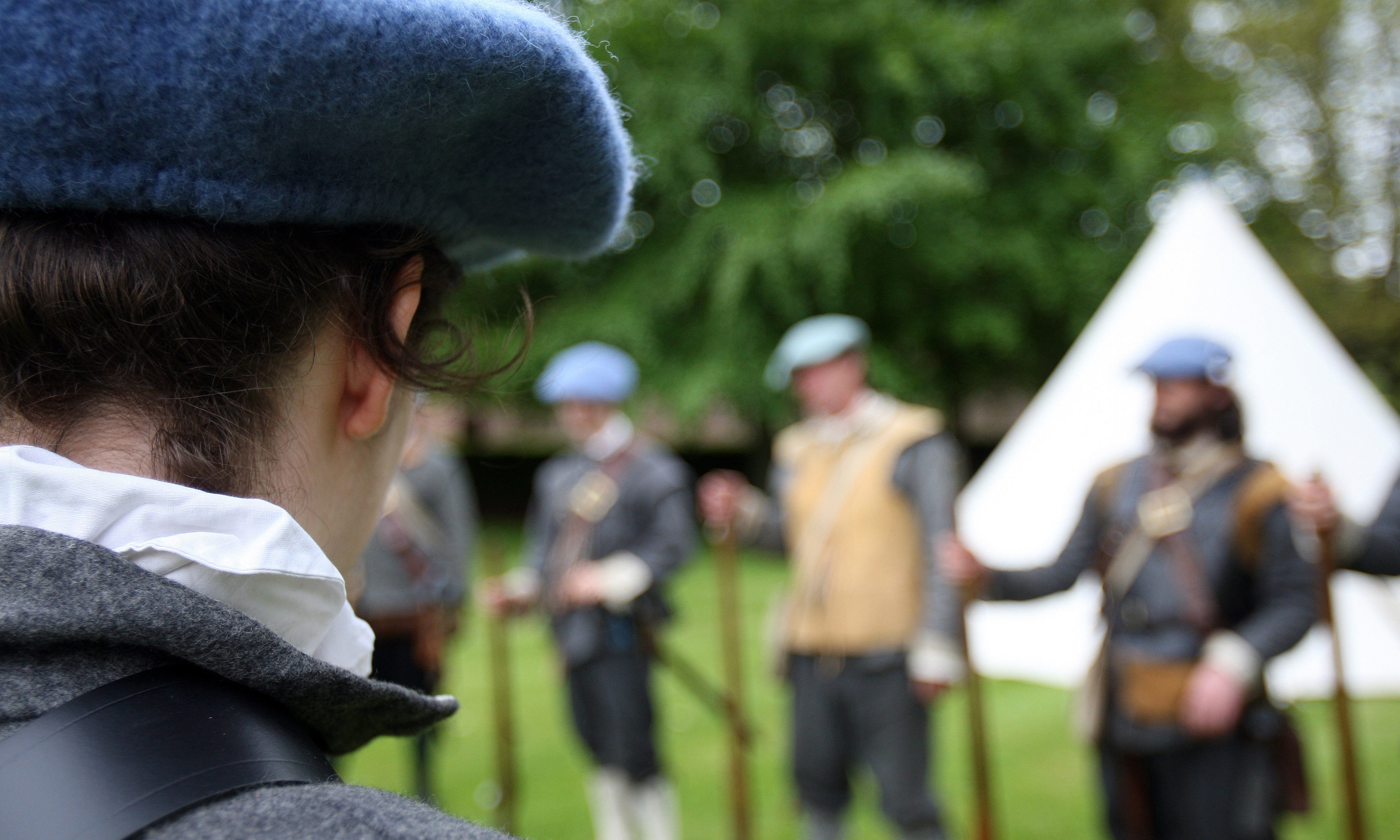 A re-enactment of the Marquis of Montrose 1640's campaign.