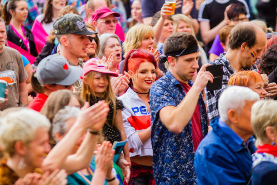 Perth's first ever pride celebration took place on Saturday.