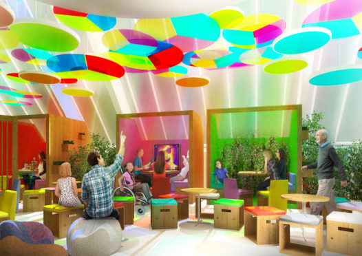 One of the new booths proposed for Dundee Science Centre.