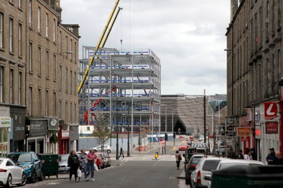 Part of the new development at site six in construction earlier this year.