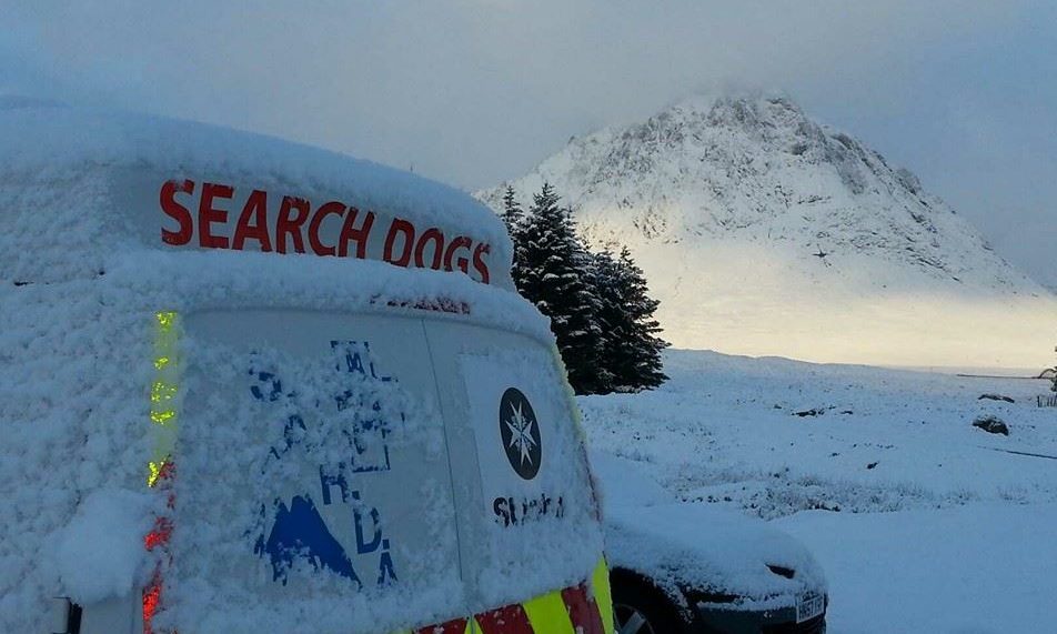 The Tayside Mountain Rescue dog van.