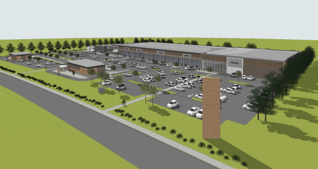 An artist's impression of the proposed development.