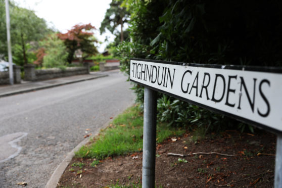 Tighnduin Gardens in Monifieth. Picture: Mhairi Edwards
