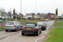 Roadworks will start on the roundabout on Monday