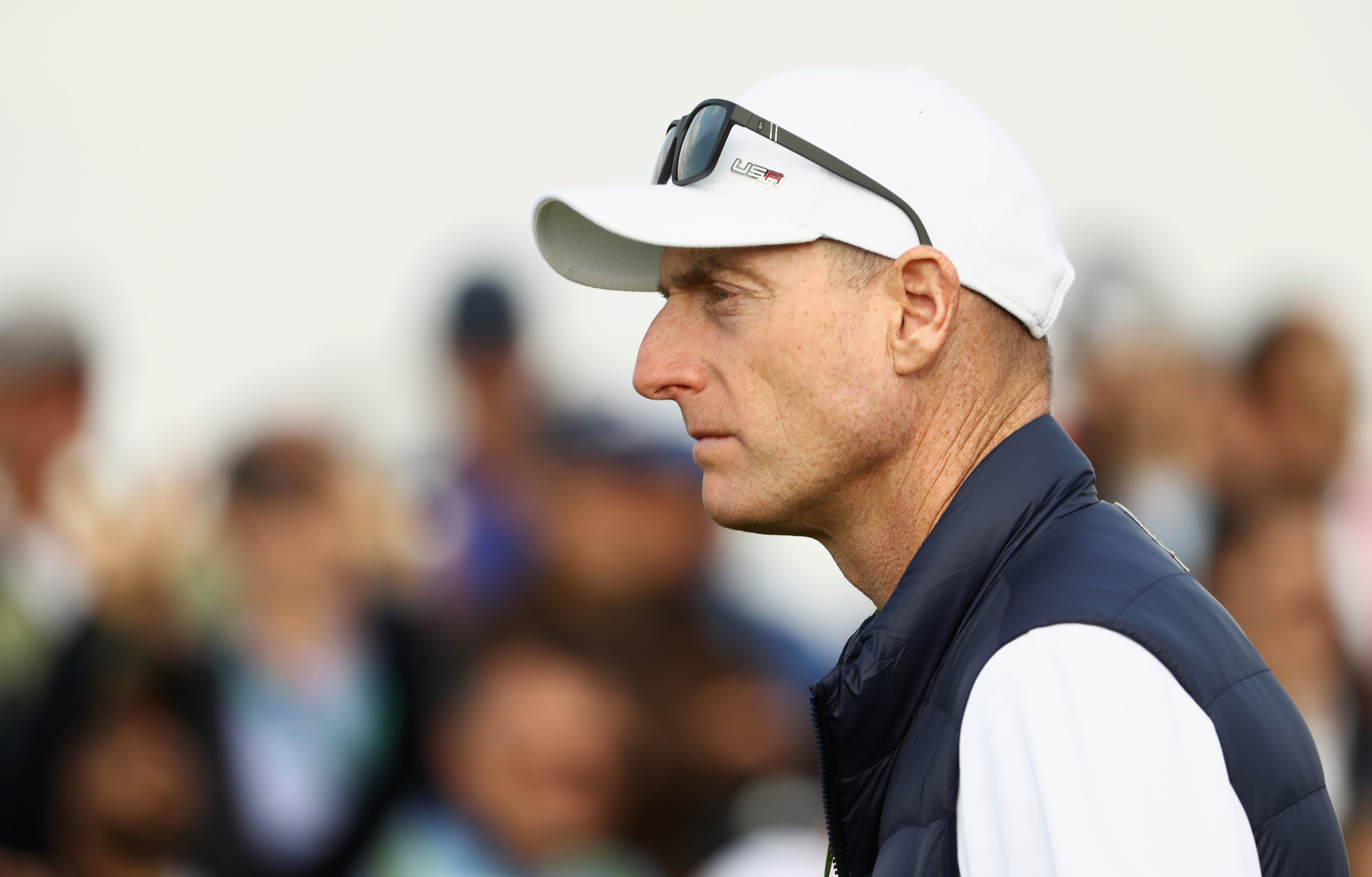 Jim Furyk had a disastrous afternoon session at the Ryder Cup in Paris.