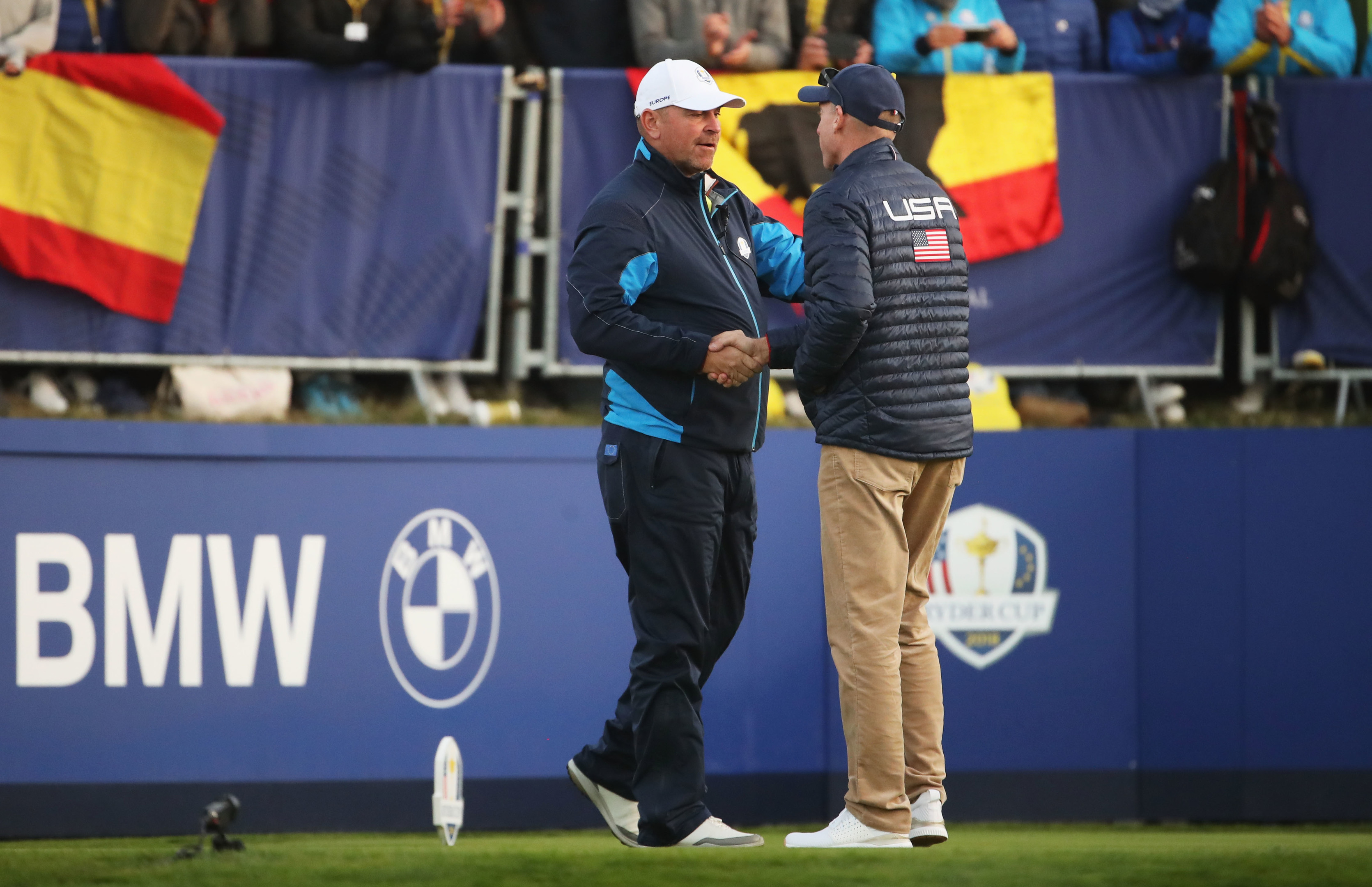 Thomas Bjorn and Jim Furyk have made their singles draw choices.