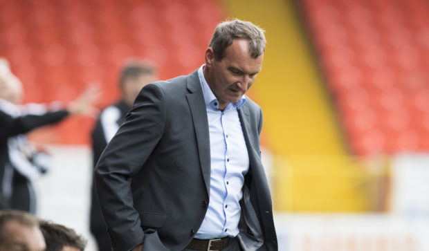 Dundee Untied manager Csaba Laszlo has left the club.