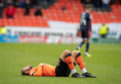 Utter dejection for Dundee United striker Pavol Safranko.