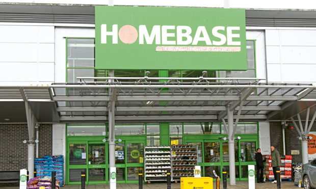 The Homebase branch at the Kingsway Retail Park in Dundee.