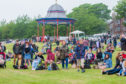 Crowds on Magdalen Green at this year's WestFest