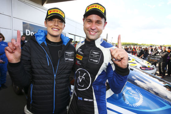 Jonny Adam and Flick Haigh were 2018 British GT champions