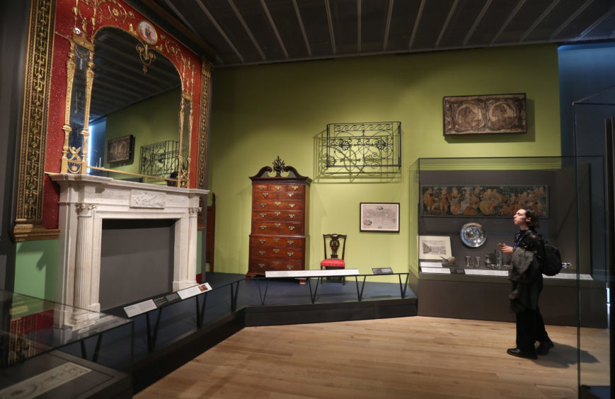 A general view of exhibits in the Scottish Design Galleries.