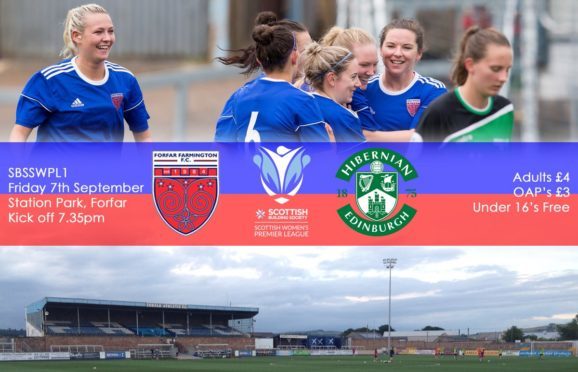 The match will be the first-ever televised Scottish women's league game