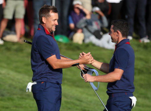 Ian Poulter teamed up to get Rory McIlroy back on track at the Ryder Cup.
