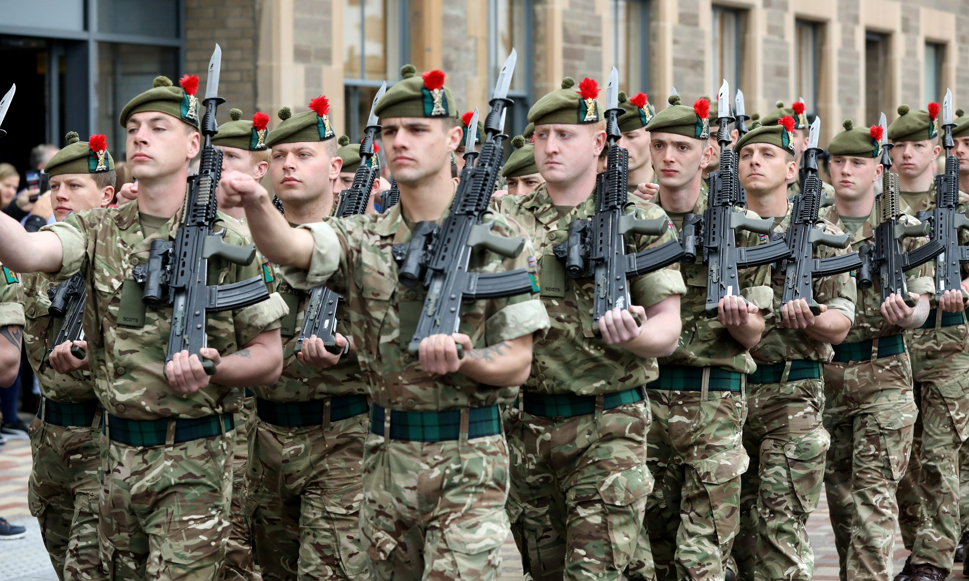 Black Watch parade in Perth in September 2018
